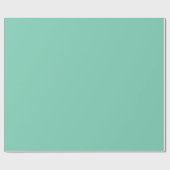 Licht Kustgroen Effen Kleur Cadeaupapier (Vlak)