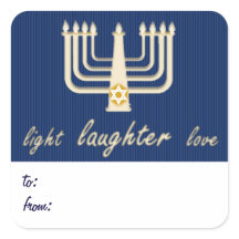 Licht Lachen Liefde Chanoeka Gift Label