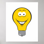 Licht lampoppervlak poster (Voorkant)