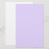 Licht Lavendel Briefpapier (Voorkant / Achterkant)