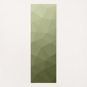Licht leger groen Gradiënt Geometrisch Mesh Patroo Yogamat (Voorkant)