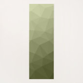Licht leger groen Gradiënt Geometrisch Mesh Patroo Yogamat (Achterkant)