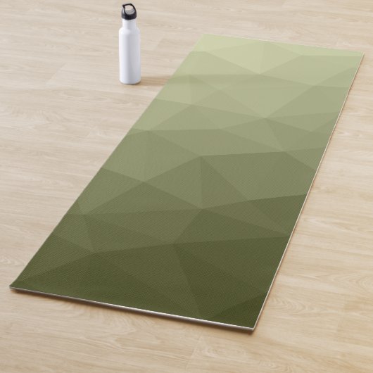 Licht leger groen Gradiënt Geometrisch Mesh Patroo Yogamat (In situ)