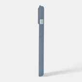 Licht Leigrijs Effen Kleur Hoesje iPhone 15 Case (Linkerkant)