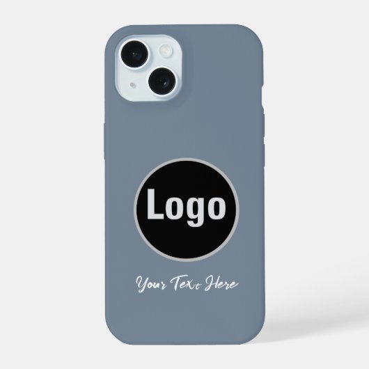 Licht Leigrijs Effen Kleur Hoesje iPhone 15 Case (Achterkant)