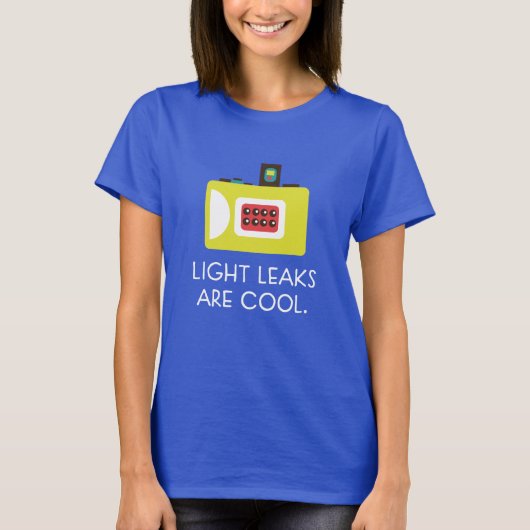 Licht lekken zijn Cool Speelgoed Camera T-shirt (Voorkant)