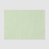 Licht Lentegroen Wit Gestreepd Vloeipapier Tissuepapier (Voorkant)
