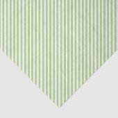 Licht Lentegroen Wit Gestreepd Vloeipapier Tissuepapier (Detail)