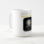 Licht leven met liefdesMok Koffiemok (Voorkant links)