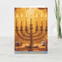 Licht Liefde Lach Gelukkig Hanukkah Kerstkaart