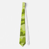 Licht, Lime Green Camo, Camouflage Stropdas (Voorkant)