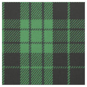 Licht lime groen multi zwarte streep plaid stof (Close Up)