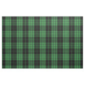Licht lime groen multi zwarte streep plaid stof (Fat Quarter)