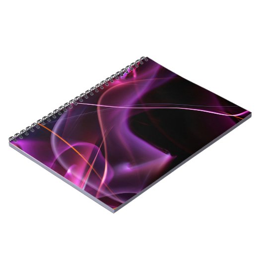 Licht. lineair, lucht, architectuur, kunst, astro notitieboek (Linkerzijde)