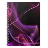 Licht. lineair, lucht, architectuur, kunst, astro notitieboek (Voorkant)