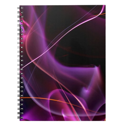 Licht. lineair, lucht, architectuur, kunst, astro notitieboek (Voorkant)