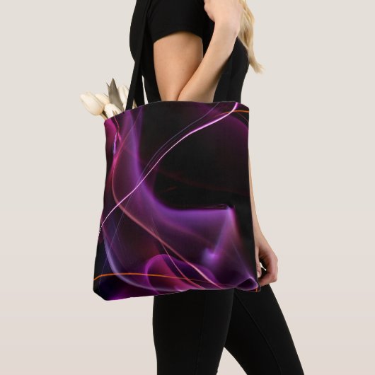 Licht. lineair, lucht, architectuur, kunst, astro tote bag (Dichtbij)