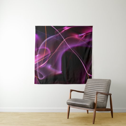 Licht. lineair, lucht, architectuur, kunst, astro wandkleed (In Situ (horizontaal))