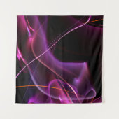 Licht. lineair, lucht, architectuur, kunst, astro wandkleed (Voorkant)