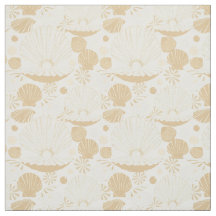 Licht Luchtig Seashells Patroon op Wit