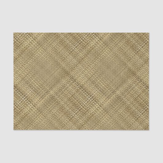 Licht mand Weave Rattan Patroon Tissuepapier (Voorkant)