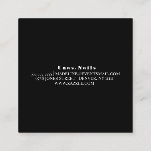 Licht marmer Abstract roze makreelkunstenaar Vierkante Visitekaartje (Achterkant)