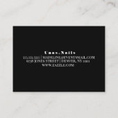 Licht marmer Abstract roze makreelkunstenaar Visitekaartje (Achterkant)