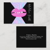 Licht marmer Abstract roze makreelkunstenaar Visitekaartje (Voorkant / Achterkant)