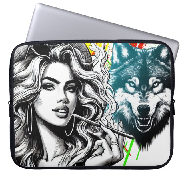 Licht me op - Inkt collecties Laptop Sleeve (Voorkant)