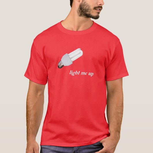 Licht me op t-shirt (Voorkant)