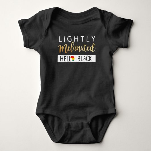 Licht Melanated Hella Black African American Romper (Voorkant)