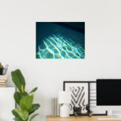 licht met waterrefractie poster (Thuiskantoor)