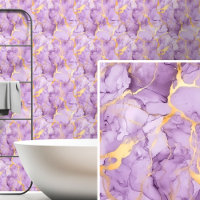 Licht Mid Mauve Paarse goud gemarmerd