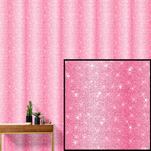 Licht Mid Pink Sparkle Stripes Behang