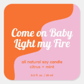 Licht mijn label voor modern product (Voorkant)