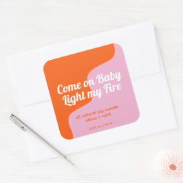 Licht mijn label voor modern product