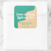 Licht mijn label voor modern product (Tas)