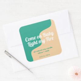 Licht mijn label voor modern product