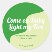 Licht mijn label voor modern product (Voorkant)