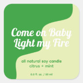 Licht mijn label voor modern product (Voorkant)