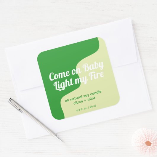 Licht mijn label voor modern product (Envelop)