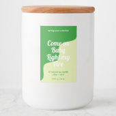 Licht mijn label voor modern product voedselcontainer etiket (Voorkant)