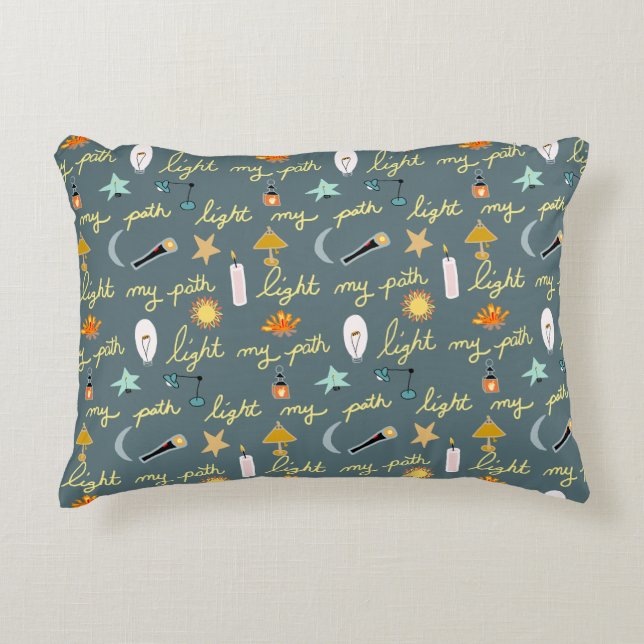 Licht Mijn pad Accent Kussen (Voorkant)