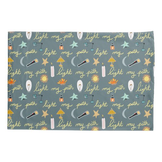 Licht Mijn pad Kussensloop (Achterkant)