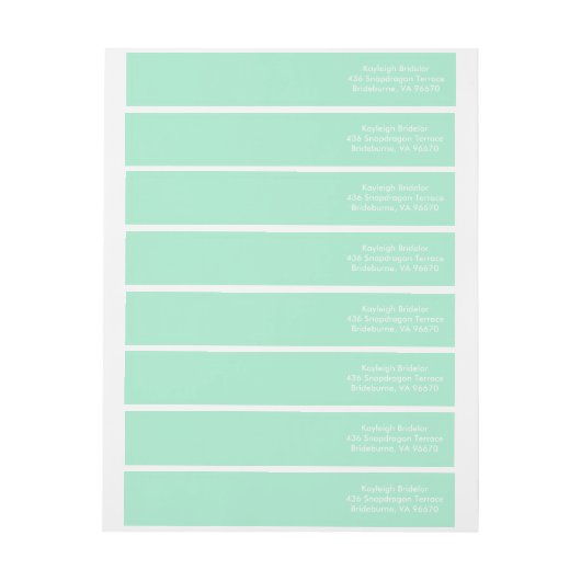 Licht Mint Exclusieve Complementaire Kleur (Vel)