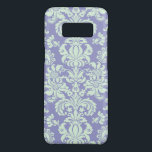 Licht Mint Green en Lavender Floral Damaskers Case-Mate Samsung Galaxy S8 Hoesje<br><div class="desc">Elegant lichtmint groen en lavender-blauw  bloemdampvocht. Veranderbare lavender achtergrondkleur.</div>