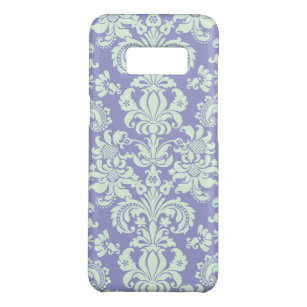 Licht Mint Green en Lavender Floral Damaskers Case-Mate Samsung Galaxy S8 Hoesje