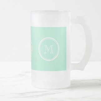 Licht Mint Green High End, gekleurd Matglas Bierpul