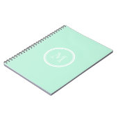 Licht Mint Green High End, gekleurd Notitieboek (Linkerzijde)
