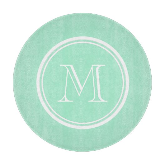 Licht Mint Green High End, gekleurd Snijplank (Voorkant)